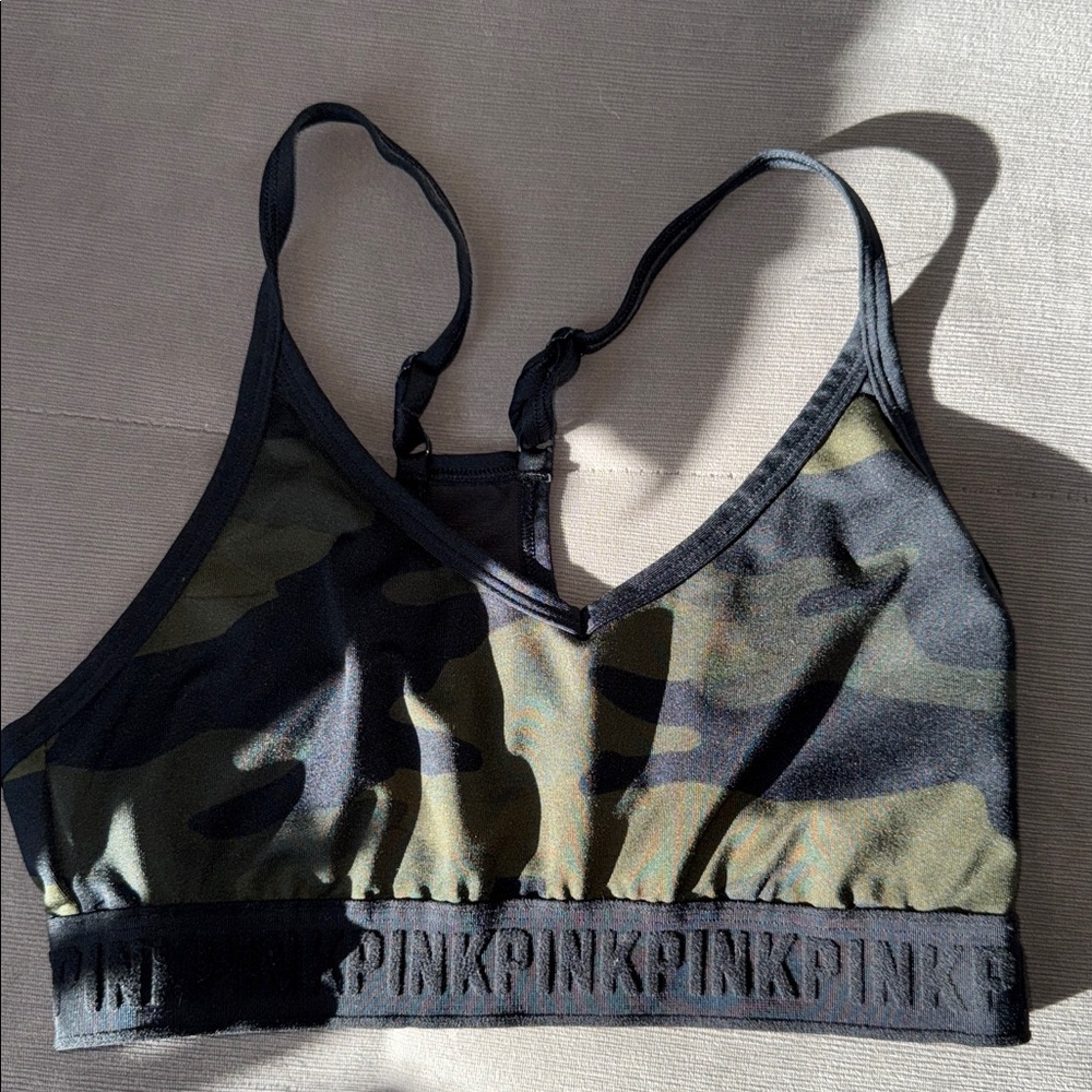 PINK Victoria's Secret Ultimate Bra, Black and green colors with removable pads